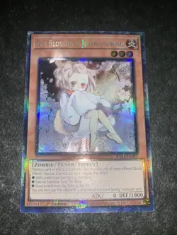 Yu-Gi-Oh! Ash Blossom & Joyous Spring Prismatic Collector’s Rare RA04-EN025 NM - Image 1