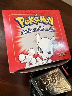Pokemon Mewtwo 23k Gold Plated Trading Card Pokeball Burger King - Image 2