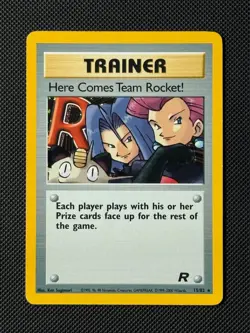 Here Comes Team Rocket 15/82 Holo Pokemon Card Team Rocket Unlimited WOTC Rare - Image 1