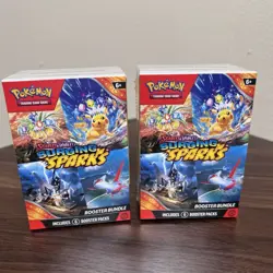 Pokemon TCG Surging Sparks Booster Bundle Sealed - Lot of 2 Boxes Card Game - Image 1