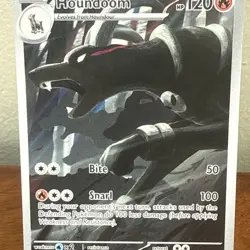 Pokemon TCG Houndoom 066/064 Shrouded Fable Rare Holo Card - Image 4