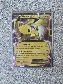 LP Pikachu EX XY84 XY Holo Promo Pokemon Card - Image 1