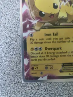 LP Pikachu EX XY84 XY Holo Promo Pokemon Card - Image 2