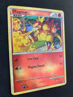 Magmar 62/95 Reverse Holo Pokemon Card - Call of Legends set - 2011 - LP - Image 2
