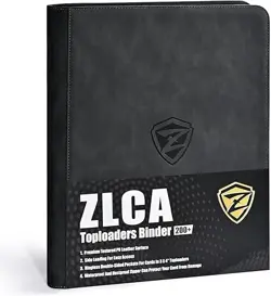 ZLCA Toploader Card Binder, 9-Pocket Trading Card Album Holder fits for 3 x 4'' - Image 2