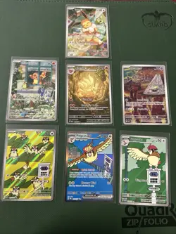 TCG Pokemon Trading Cards Lot Of 7 Personal - Image 1