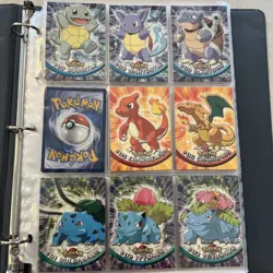 121 Topps Pokemon Cards Near Complete set Vintage Charizard Pikachu Blastoise - Image 1