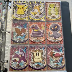 121 Topps Pokemon Cards Near Complete set Vintage Charizard Pikachu Blastoise - Image 3