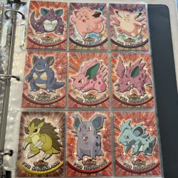 121 Topps Pokemon Cards Near Complete set Vintage Charizard Pikachu Blastoise - Image 4