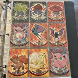 121 Topps Pokemon Cards Near Complete set Vintage Charizard Pikachu Blastoise - Image 5