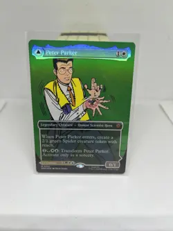 Peter Parker (0232) (Borderless) Marvel's Amazing Spider-Man Foil MTG NM - Image 1