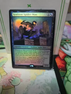 Symbiote Spider-Man 156 NM Foil MTG Marvel's Spider-Man Magic - Image 1