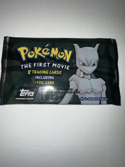 Topps Pokemon The First Movie Booster 1999 Animation Edition English New - Image 1