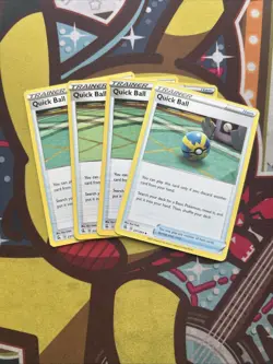 Pokemon Playset Of 4x Quick Ball 237/264 - SWSH Fusion Strike - Image 1