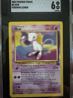 2000 Pokemon Graded Vintage Lot Charmander 1st Ed Dark Flareon 1st Ed And Mew #8 - Image 4