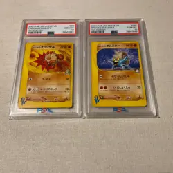 PSA 10 Pokemon 2001 VS Series Chuck's Primeape Brock’s Omastar 033/141 Japanese - Image 1