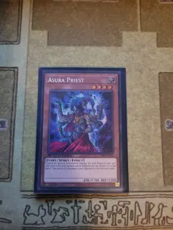 YUGIOH TCG ASURA PRIEST SBC2-EN105 PRISMATIC SECRET 1ST EDITION NM - Image 1