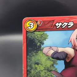 Sakura Haruno /Naruto Miracle Battle Carddas Card BANDAI Japanese TCG 04/77 A - Image 3