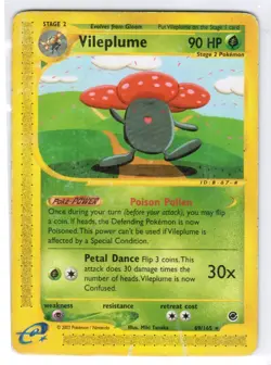 Vileplume - Expedition 69/165 - MP/VG - Pokemon Rare Card - Image 1