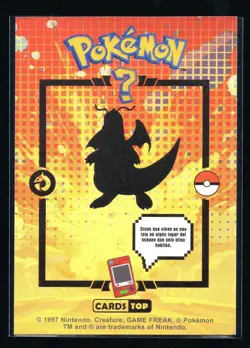 DRAGONITE #149 - Card Tops Pokedex Database - Pokemon *GOLD HOLO FOIL DESIGN* - Image 2