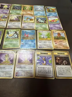 Pokemon Card Lot 34pcs Japanese Vintage Old Back Set Bulk 1996-2000 - Image 5