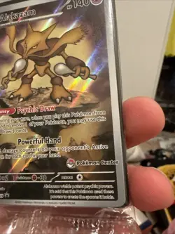 Alakazam Promo 009 Pokemon Center Exclusive Sealed Card Mep En Promo Sealed New - Image 3