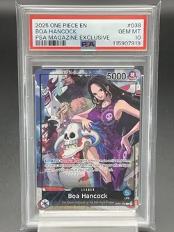 One Piece Boa Hancock Magazine Promo PSA10 Rare Limited Edition Card - Image 1