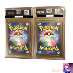 Set 2 PSA 8 Pikachu Pokemon Trading Card Game Vintage Nintendo Bandai Japanese - Image 2