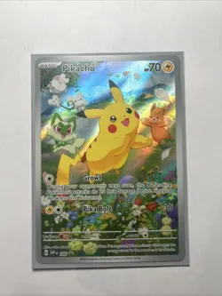 Pokemon Card TCG - Pikachu SVP 088 Black Star Promo 88 Paldea Adventure Chest NM - Image 1