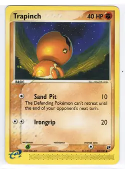 Trapinch - EX Sandstorm 82/100 - NM/M - Pokemon Common Card - Image 1