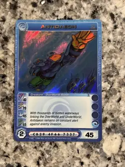 Antidaeon 2 Max PE Promo Ripple Foil Holo Rare Chaotic TCG Card NM - Image 2