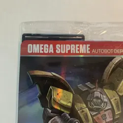 Transformers Omega Supreme Foil Oversize Card Box Topper Sealed Promo - Image 2