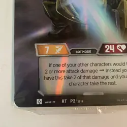 Transformers Omega Supreme Foil Oversize Card Box Topper Sealed Promo - Image 4