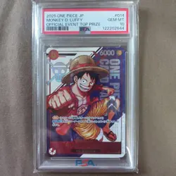 One Piece Monkey D Luffy Flagship Battle Winner Promo PSA10 Rare Card - Image 3