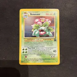 Pokemon Card Venusaur Holo 13 Set Base Wizard Black Star Promos ENG Near Mint NM - Image 1