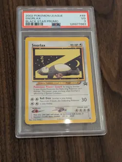 SNORLAX Pokemon Card - WOTC - Black Star Promo - #49 - NM (B) - Image 1