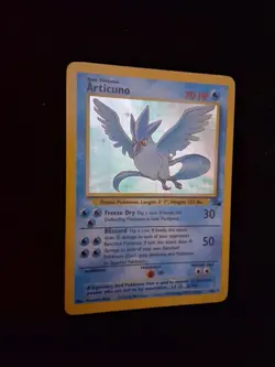 Articuno Holo Rare Card 2/62 Fossil Set lightly played - Pokemon TCG 1999 - Image 2