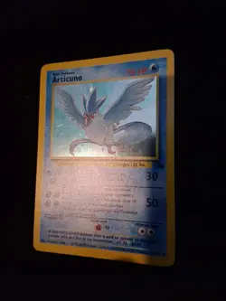 Articuno Holo Rare Card 2/62 Fossil Set lightly played - Pokemon TCG 1999 - Image 3