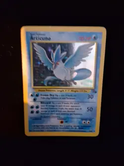 Articuno Holo Rare Card 2/62 Fossil Set lightly played - Pokemon TCG 1999 - Image 4