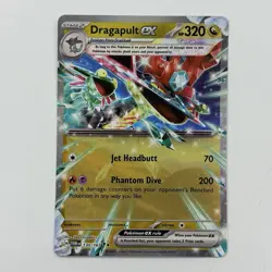 Pokemon TCG Dragapult EX 130/167 Holo Double Rare Twilight Masquerade Card LP - Image 1