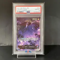 One Piece Caesar Clown L Leader Parallel OP10 002 PSA10 Royal Bloodline Card - Image 1