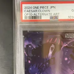 One Piece Caesar Clown L Leader Parallel OP10 002 PSA10 Royal Bloodline Card - Image 3