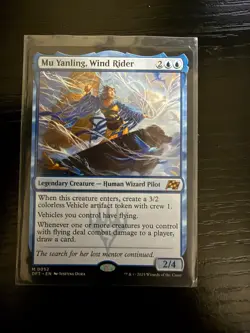 MTG Magic the Gathering Mu Yanling, Wind Rider (52/568) Aetherdrift NM - Image 1