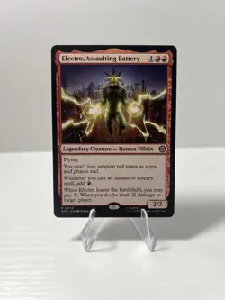Electro, Assaulting Battery NM Regular #76 MTG Marvel's Spider-Man - Image 1