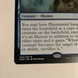 Phantasmal Image 046/249 MTG Modern Masters 2017 Set Rare LP English - Image 2