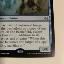 Phantasmal Image 046/249 MTG Modern Masters 2017 Set Rare LP English - Image 3