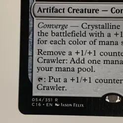 Crystalline Crawler - LP, English - Commander 2016 MTG Magic - Image 2