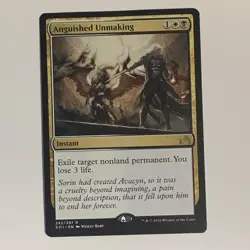 MTG Anguished Unmaking SOI 242/297 Light Play - Image 1
