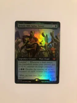 MTG Bristly Bill, Spine Sower Extended Art Foil - OTJ - Near Mint Minimum - Image 1