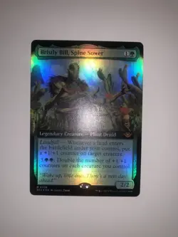 MTG Bristly Bill, Spine Sower Extended Art Foil - OTJ - Near Mint Minimum - Image 3